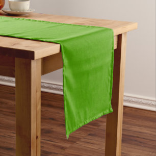 Calm & simple lime green textured background  short table runner