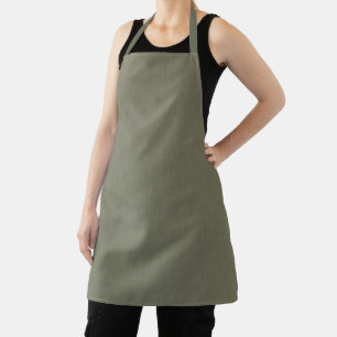 Calm & simple olive green textured background  apron