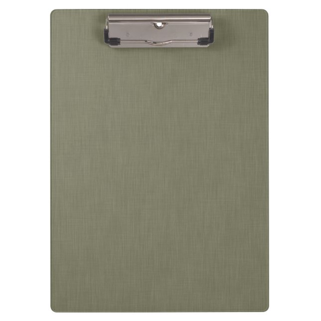 Calm & simple olive green textured background  clipboard (Front)