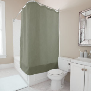 Calm & simple olive green textured background  shower curtain