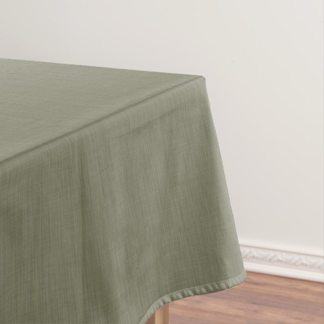 Calm & simple olive green textured background  tablecloth (In Situ)