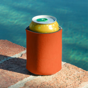 Calm & simple orange textured background  can cooler
