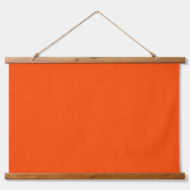 Calm & simple orange textured background  hanging tapestry (Front)