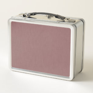Calm & simple pink textured background metal lunch box