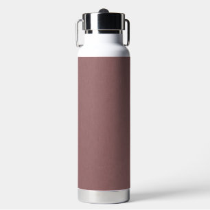 Calm & simple pink textured background water bottle