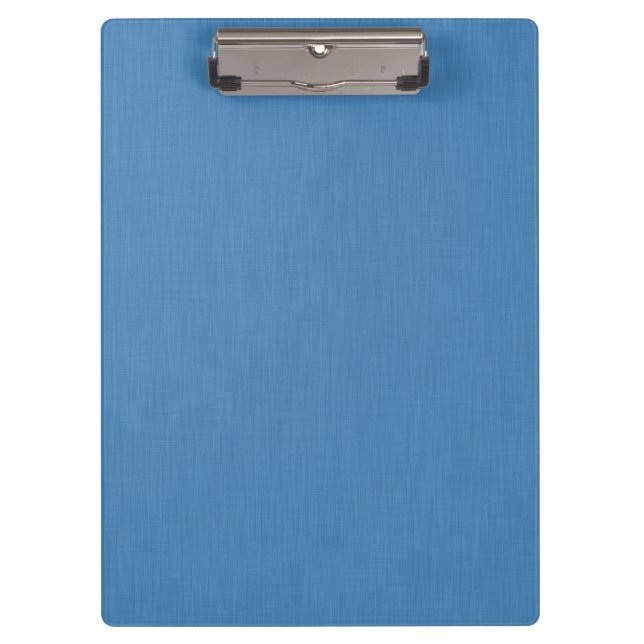 Calm & simple plain blue textured background clipboard (Front)