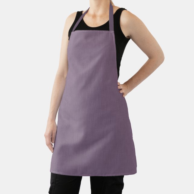 Calm & simple Purple textured background  Apron (Insitu)