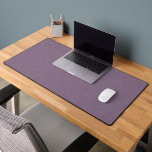 Calm & simple Purple textured background Desk Mat