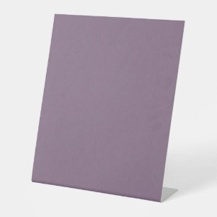 Calm & simple Purple textured background Pedestal Sign