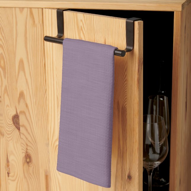 Calm & simple Purple textured background  Tea Towel (Thirds Fold)