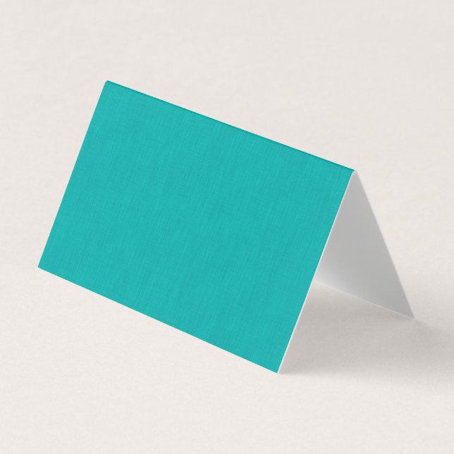Calm & simple  Turquoise textured background  Business Card (Front)
