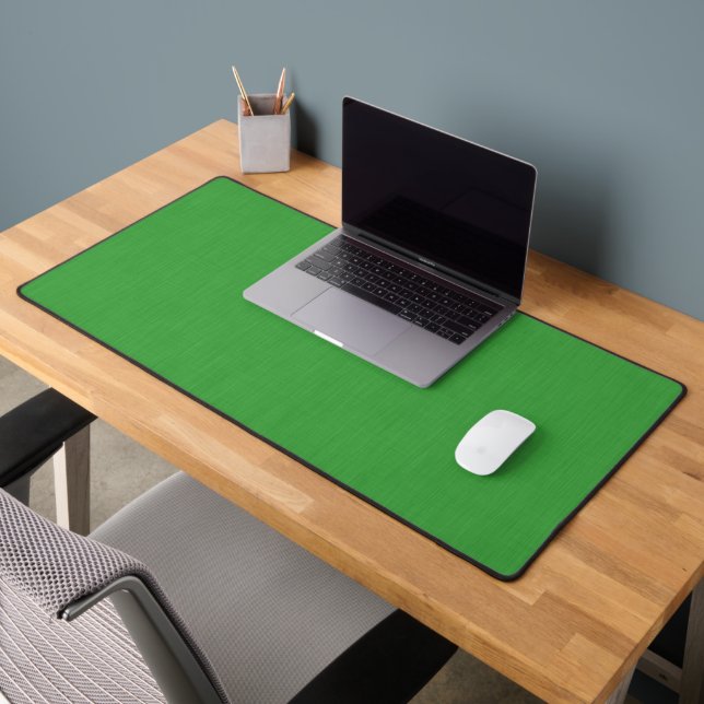 Calm & simple visual green textured background  desk mat (Office 2)