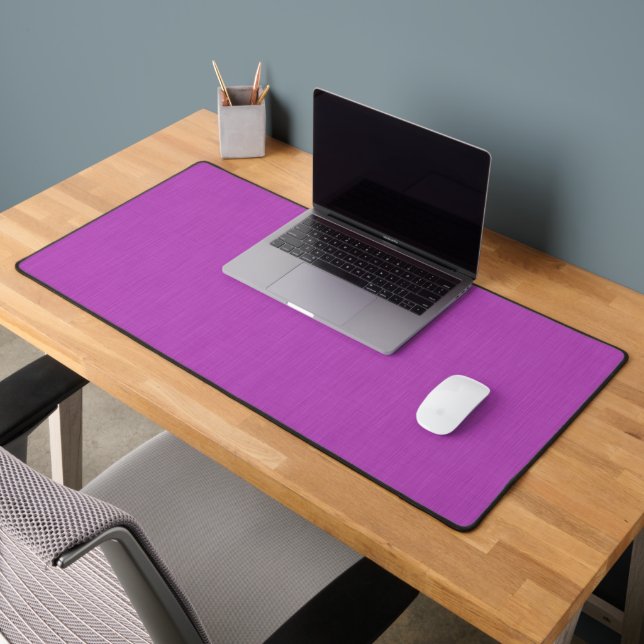 Calm & simple visual lavender textured background  desk mat (Office 2)