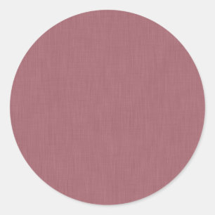 Calm & simple visual mauve textured background classic round sticker