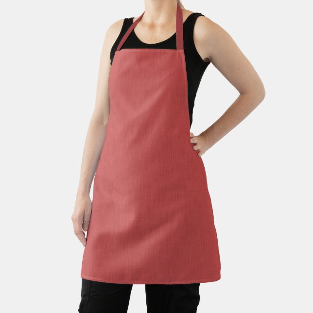 Calm & simple visual red textured background  apron (Insitu)