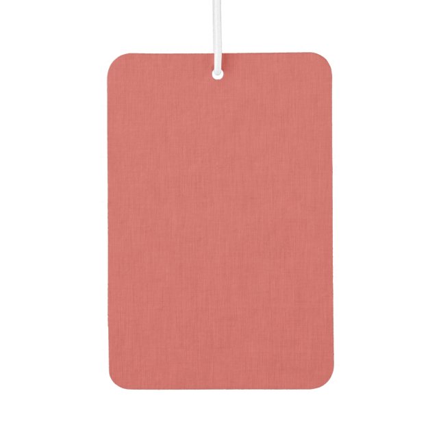 Calm & simple visual red textured background  car air freshener (Front)