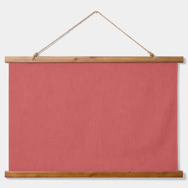 Calm & simple visual red textured background  hanging tapestry (Front)