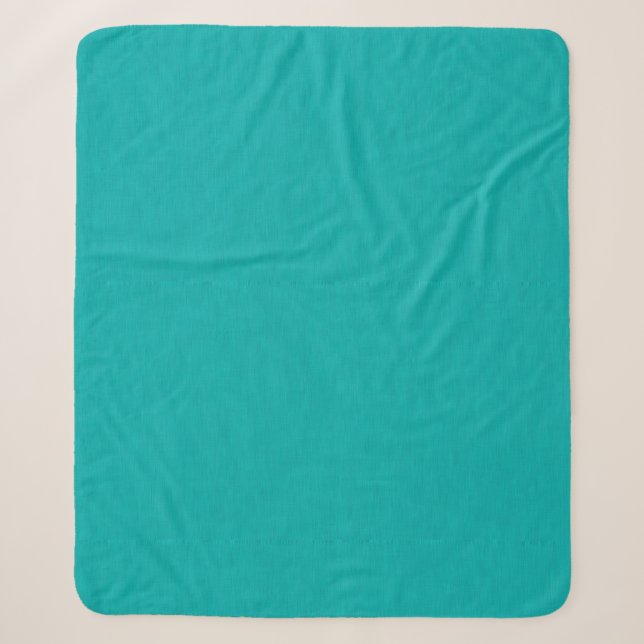 Calm & simple visual teal textured background  sherpa blanket (Front)