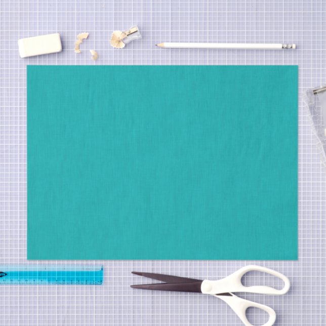 Calm & simple visual teal textured background  tissue paper (Craft)
