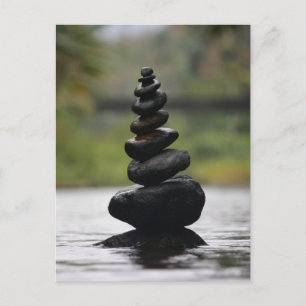 CALM STACKED BALANCED STONES Postcards