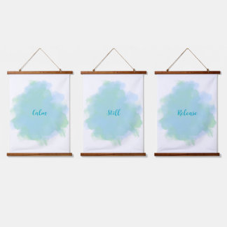 Calm Still Release Wall Art Tapestries Blue Green