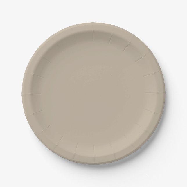 Calm Stone Paper Plates (Front)