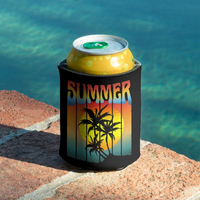 CALM SUMMER SUNSET CAN COOLER (In Situ Pool)