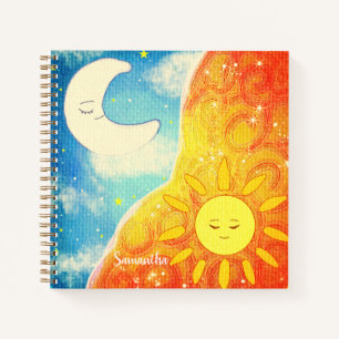 Calm Sun And The Moon Notebook