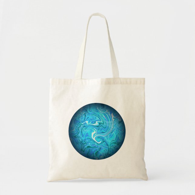 Calm Tide Aesthetic Tote Bag (Front)