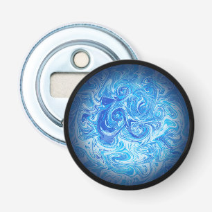 Calm Tide Button Bottle Opener