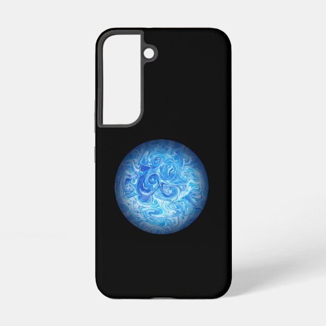 Calm Tide Fluid Art Phone Case Samsung Galaxy S22 (Back)