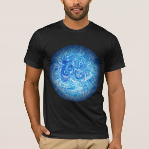 Calm Tide Fluid Art T-Shirt
