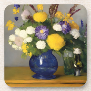 Calm Watercolour Botanical Art Coaster