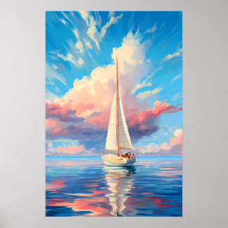 Calm Waters | AI Poster