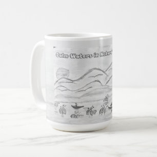 'Calm Waters in Nature's Embrace' Mug