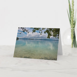 Calm Waters Of The Marovo Lagoon Card
