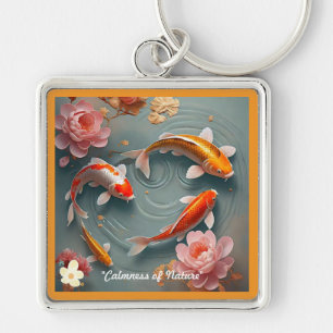 "Calm Waters Rise" Key Ring