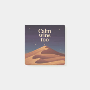 Calm Wins Too Post-it Notes