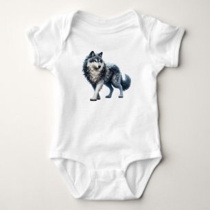Calm Wolf Baby Bodysuit