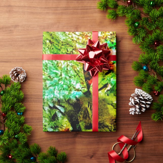 Calm yellow abstract Wrapping Paper,Dazzling sunny Paper (Holiday Gift)