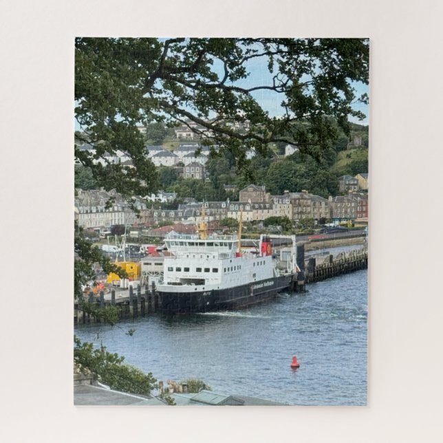 Calmac Ferry at Rothesay, Isle of Bute, Scotland Jigsaw Puzzle (Vertical)