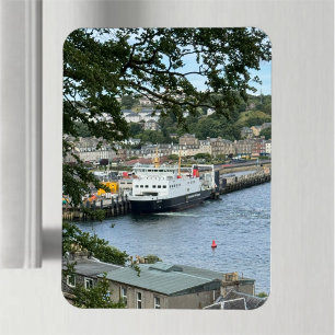 Calmac Ferry at Rothesay, Isle of Bute, Scotland Magnet