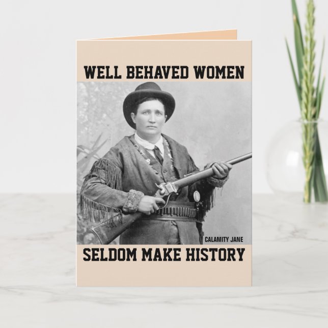 CALMANITY JANE BIRTHDAY CARDS FOR HER (Front)