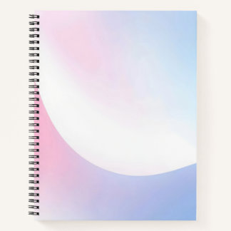 calming and minimalist aesthetic notebook
