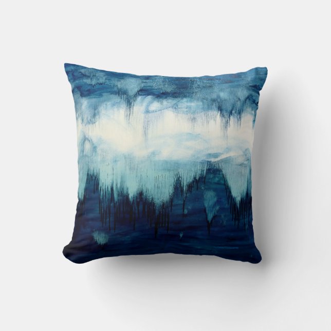 CALMING BLUE Colour Therapy 2-Sided Pillow (Front)