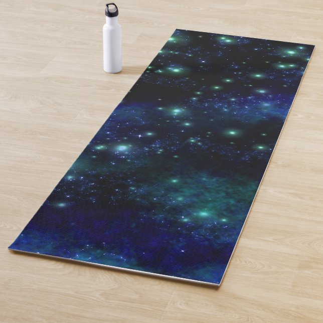 Calming Blue Galaxy Yoga Mat (In Situ)
