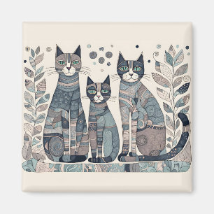 calming cats magnet