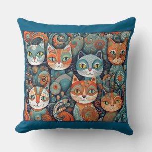 calming cats pillow