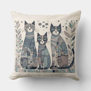 calming cats pillow