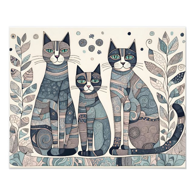 calming cats poster (Front)